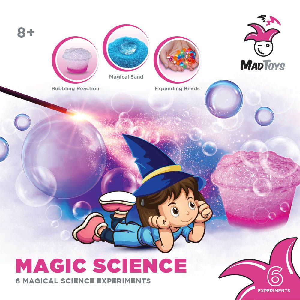 Mad Toys - Magic Science 6 Magical Science Experiments Kit