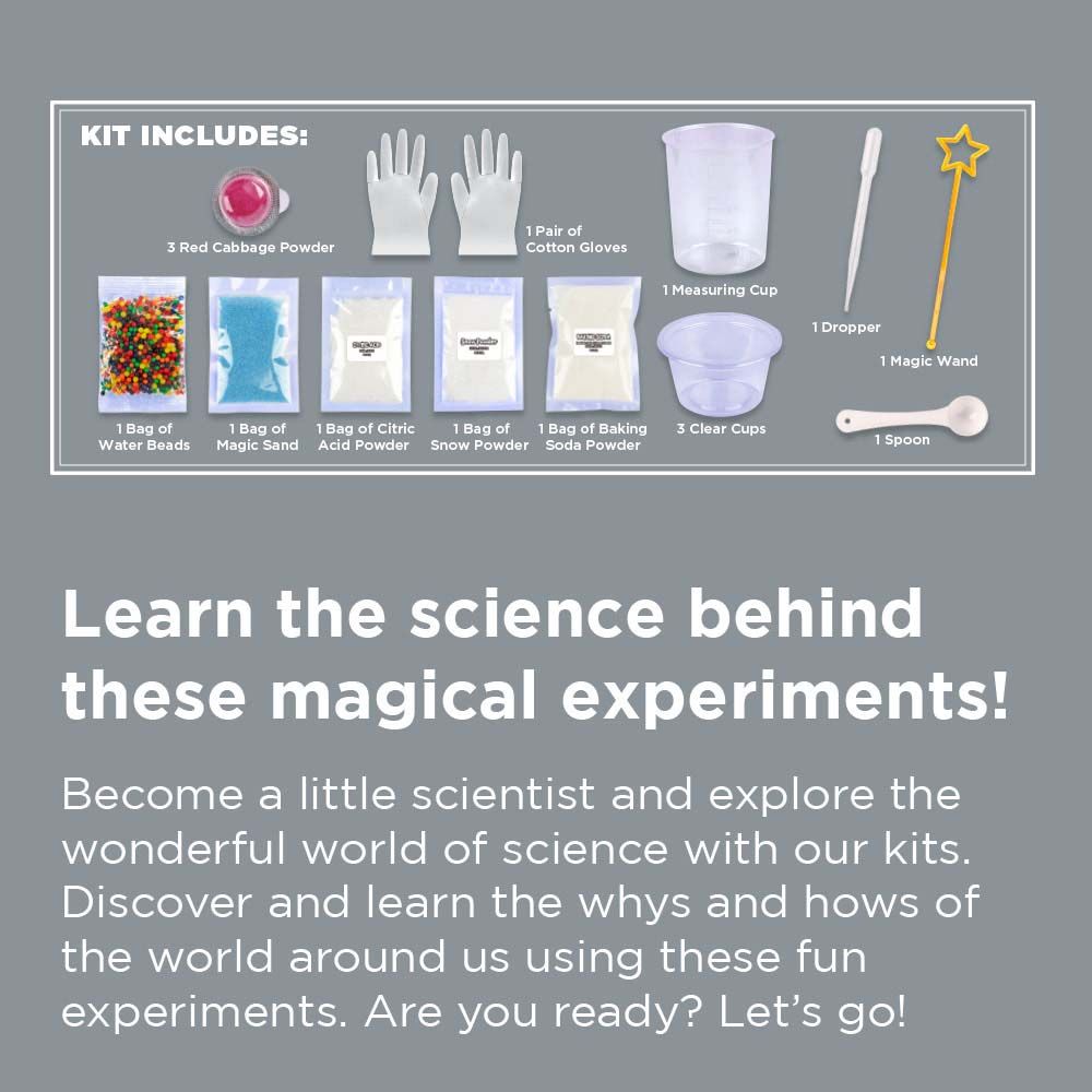 Mad Toys - Magic Science 6 Magical Science Experiments Kit