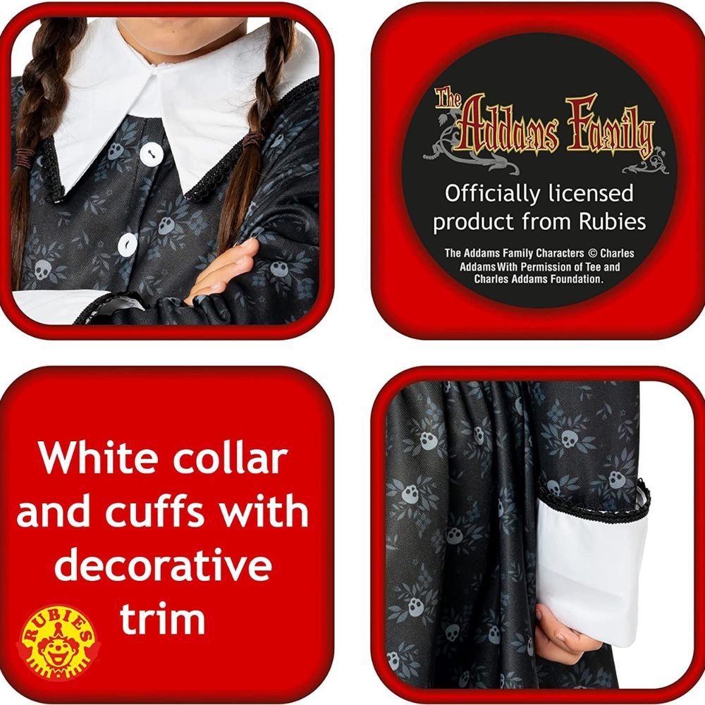 Rubie's - Official Addams Family Adult Wednesday Ladies Costume