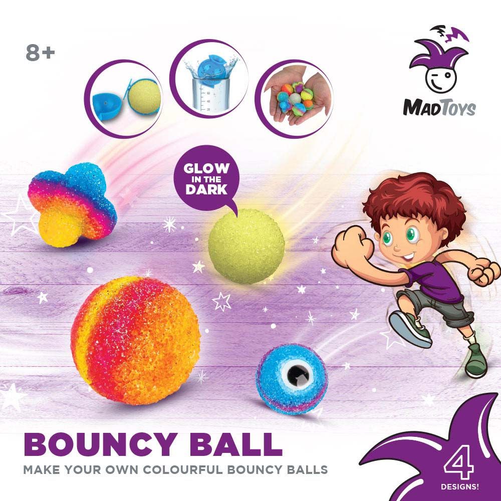 Mad Toys - Make Your Own Bouncy Ball Science Experiment Kit