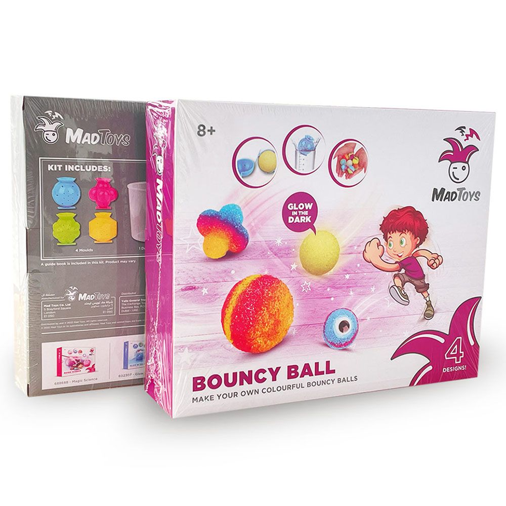 Mad Toys - Make Your Own Bouncy Ball Science Experiment Kit