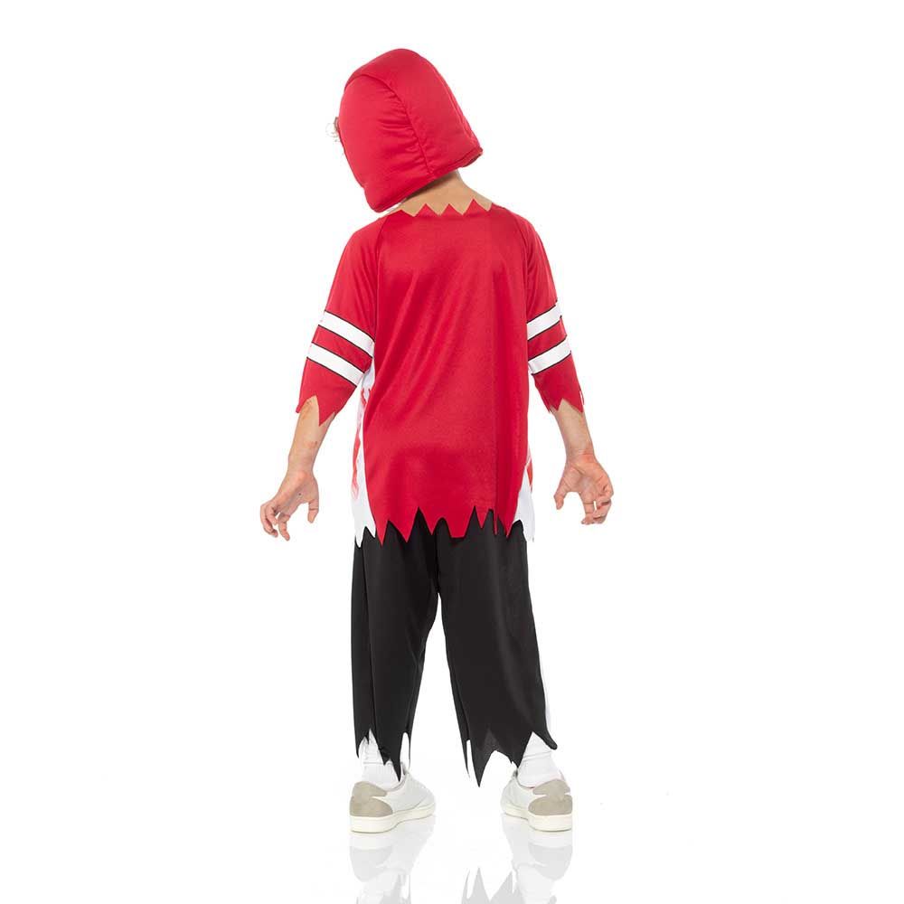 Mad Costumes - Zombie Footballer Kids Halloween Costume - Red