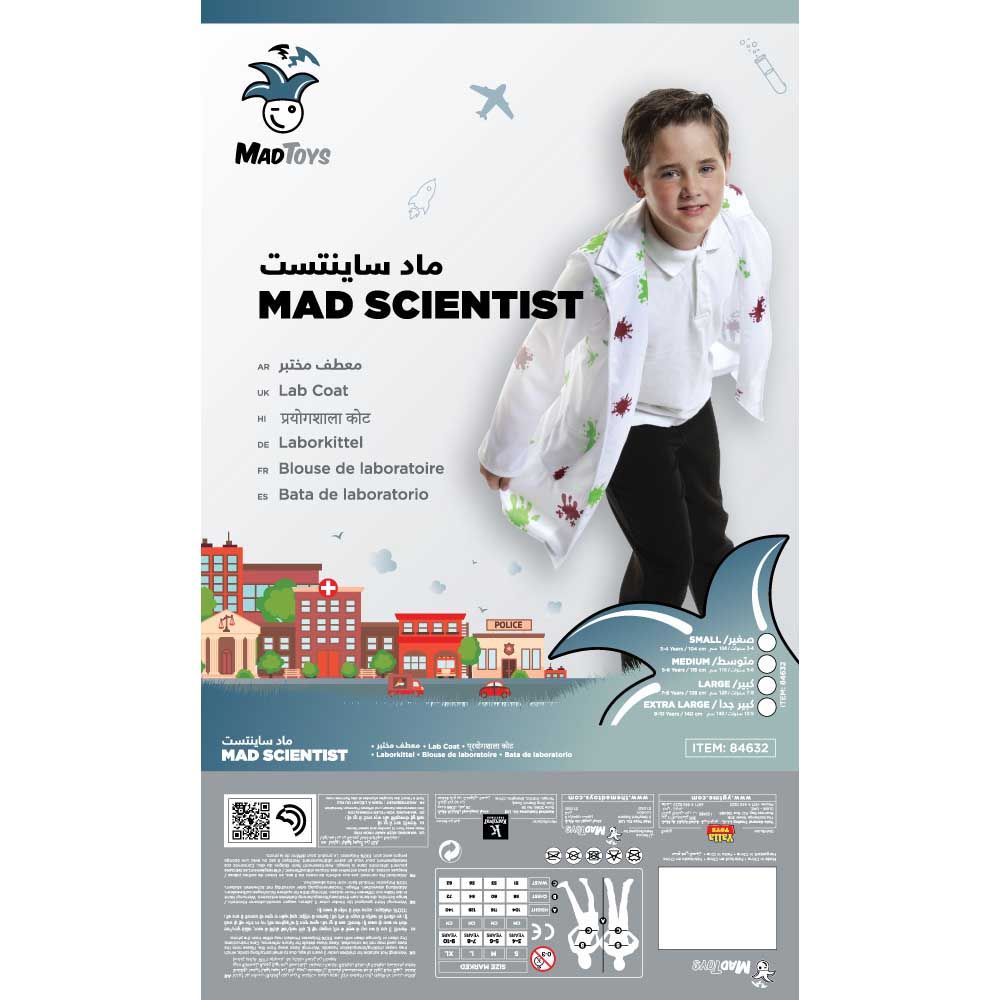 Mad Toys - Mad Scientist Professions Costumes White