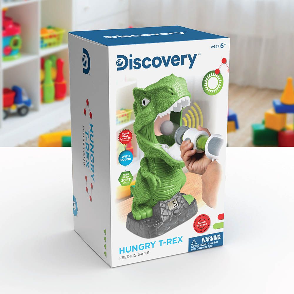 Discovery - Kids Hungry T-Rex Feeding Game w/ Sound