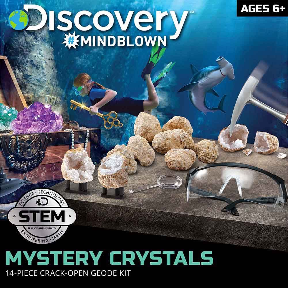 Discovery Mindblown - Mystery Crystals Geode Excavation Science Kit - 14pcs