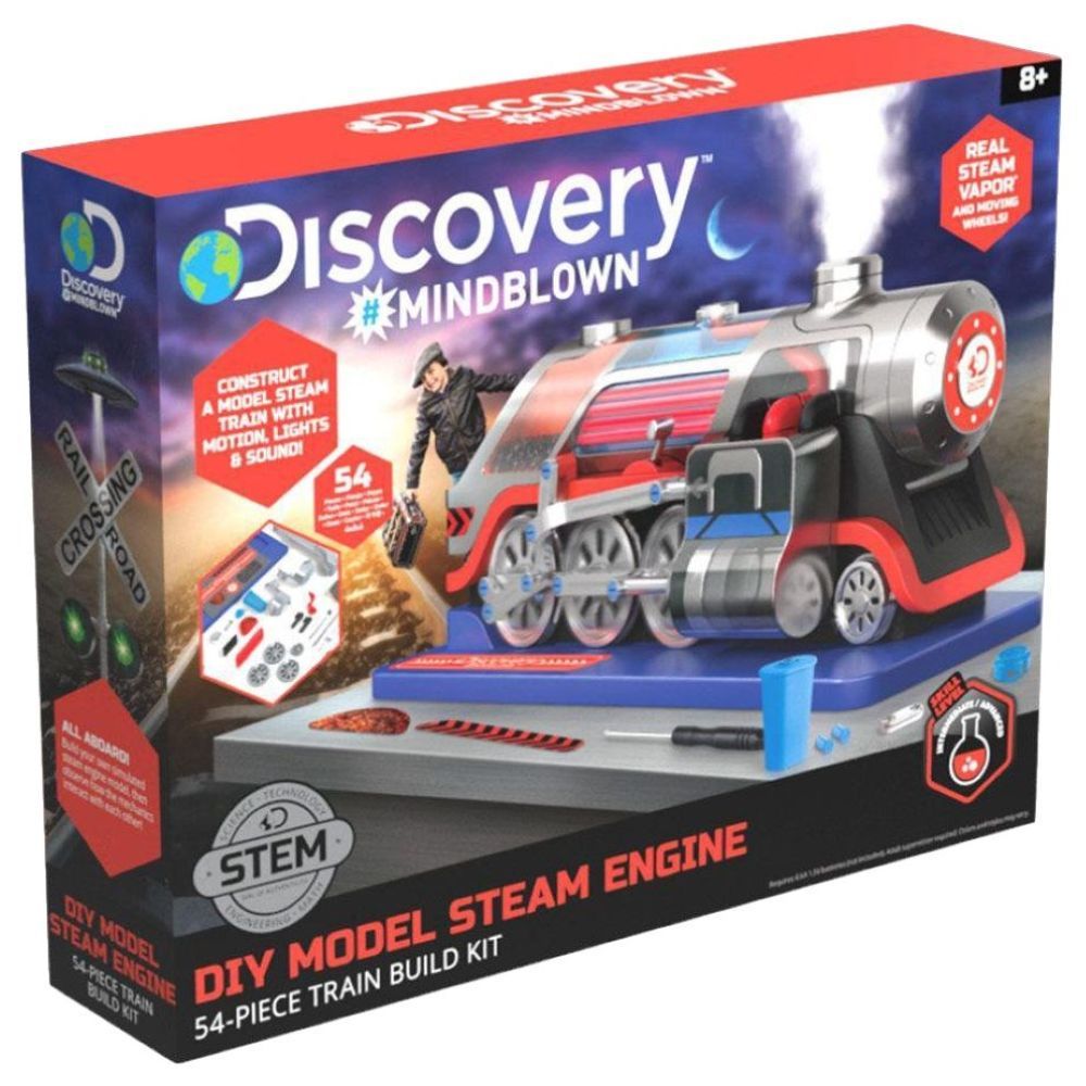 Discovery Mindblown - Kids DIY Steam Engine - 54pcs