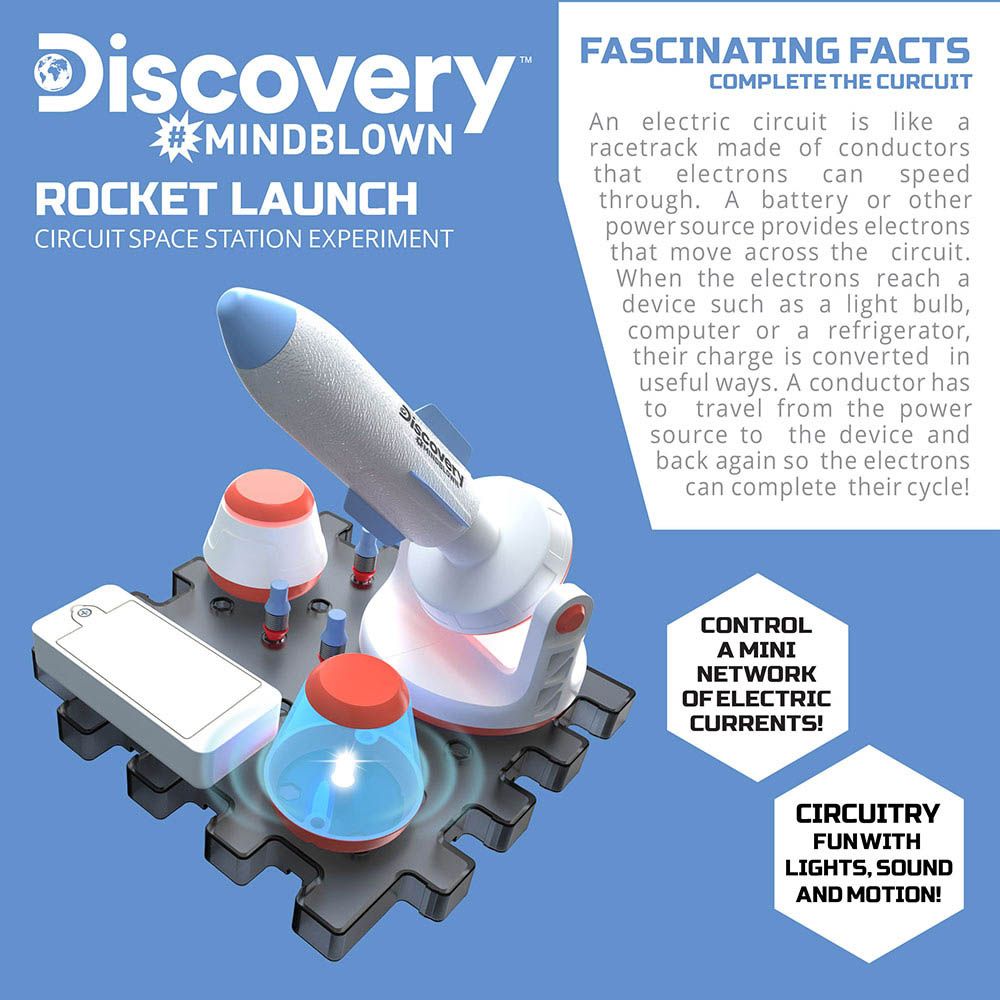 Discovery Mindblown - Rocket Launch Space Station Circuitry Set