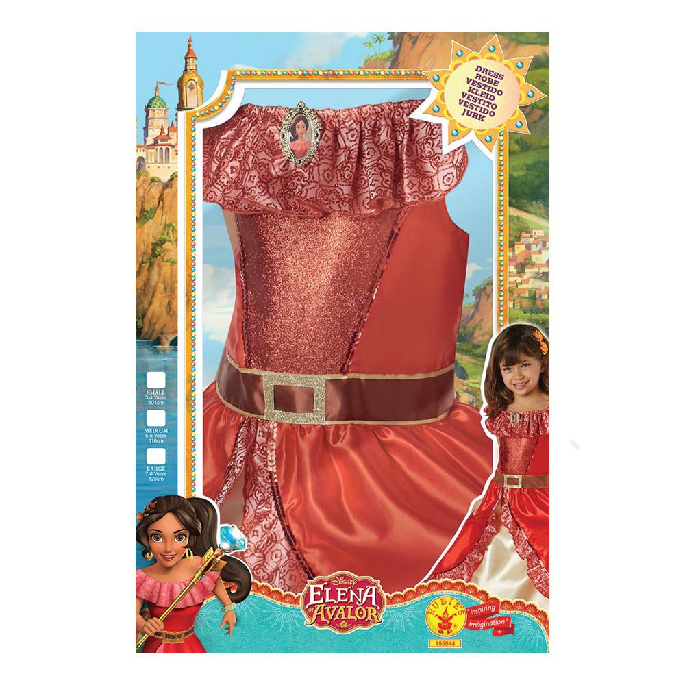 Rubies - Elena Of Avalor Girls Fancy Dress Costume - Red