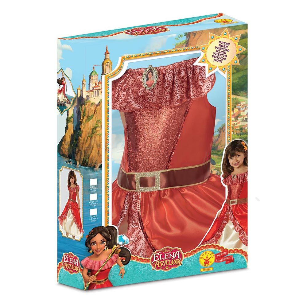 Rubies - Elena Of Avalor Girls Fancy Dress Costume - Red