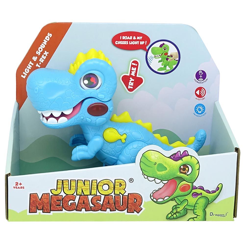 Dragon I - Junior Light & Sounds Dinosaurs - Assorted 1pc