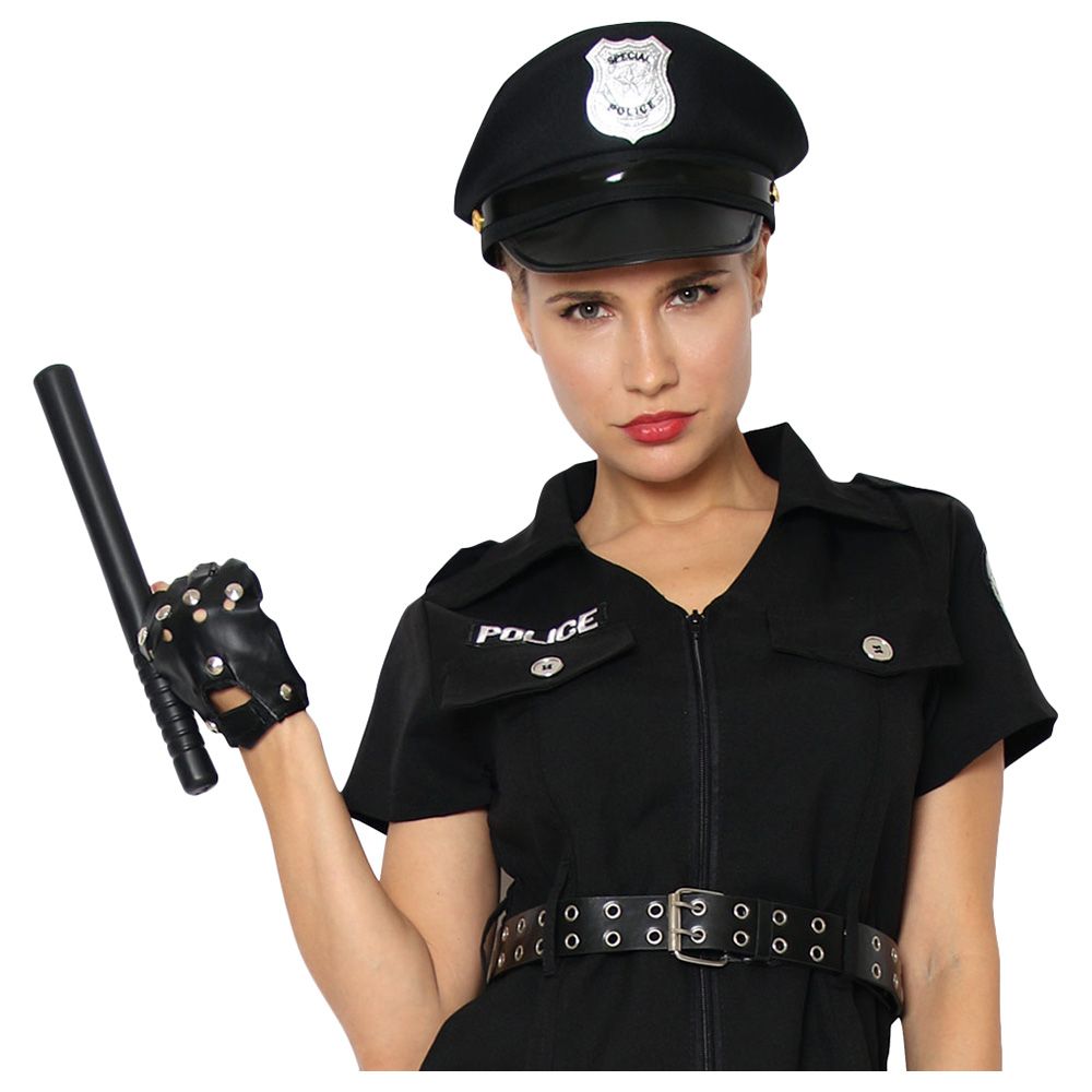 Mad Toys - Police Costume - Black