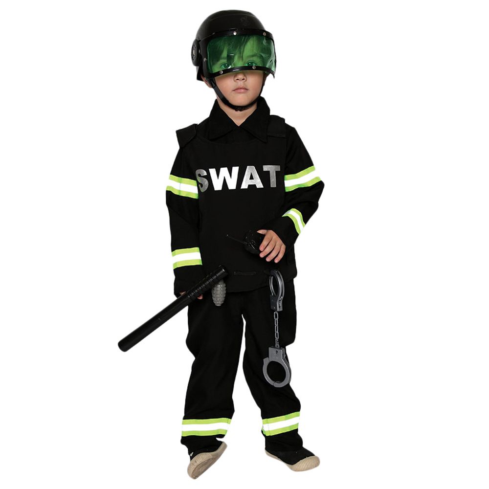 Mad Toys - Swat Professions Costume - Black