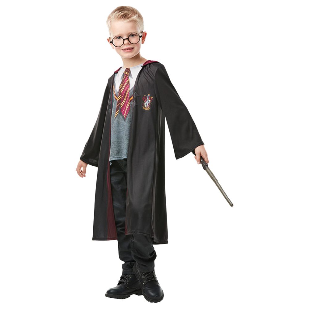 Rubie's - Harry Potter Photoreal Printed Child Robe Costume - Black