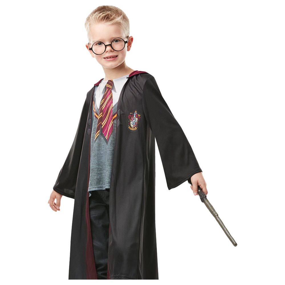 Rubie's - Harry Potter Photoreal Printed Child Robe Costume - Black