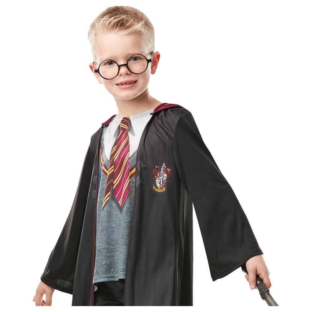 Rubie's - Harry Potter Photoreal Printed Child Robe Costume - Black