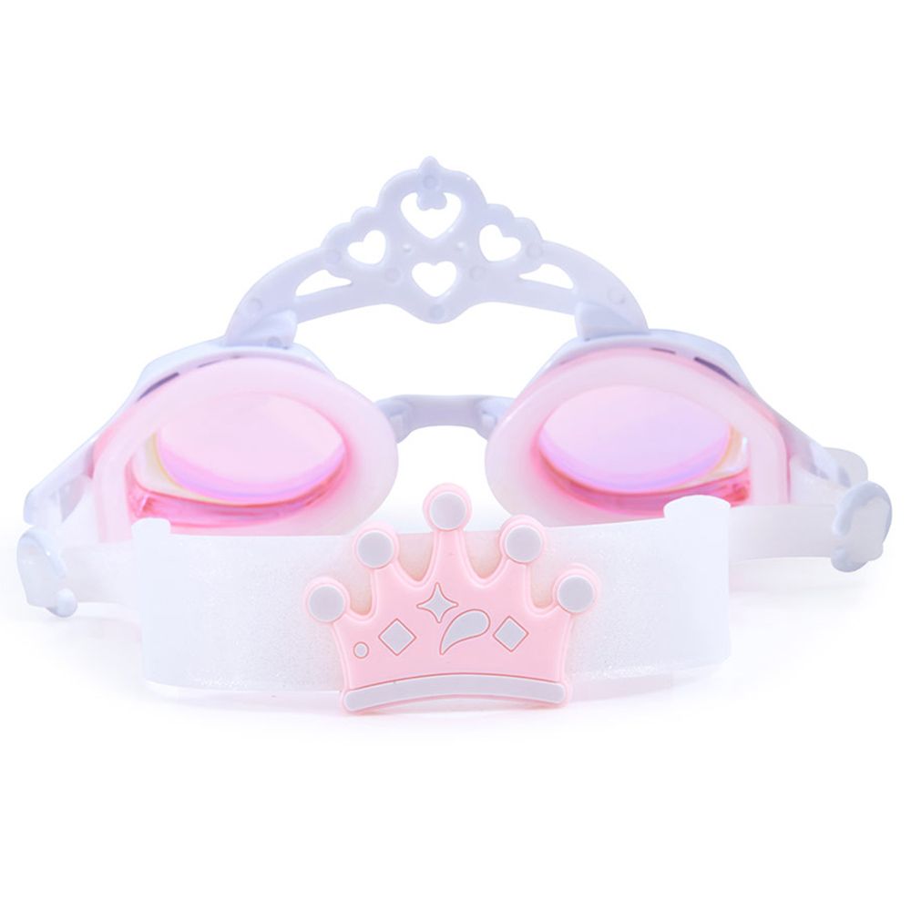 Bling2O - Princess Crown Daisy Swim Goggles - White