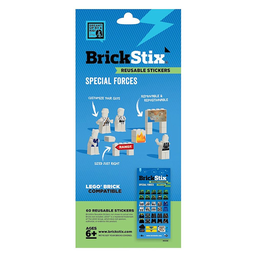 BrickStix - Special Forces Reusable Stickers