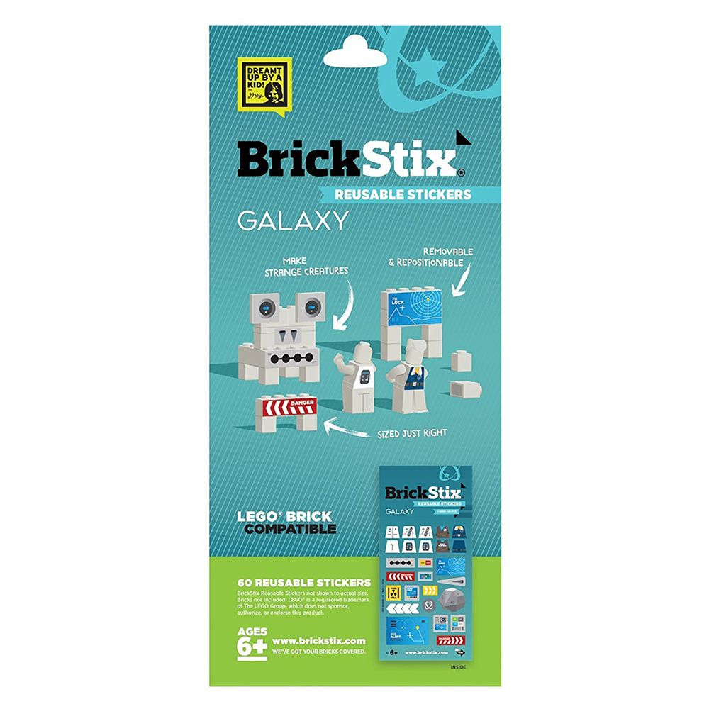 BrickStix - Galaxy Reusable Stickers