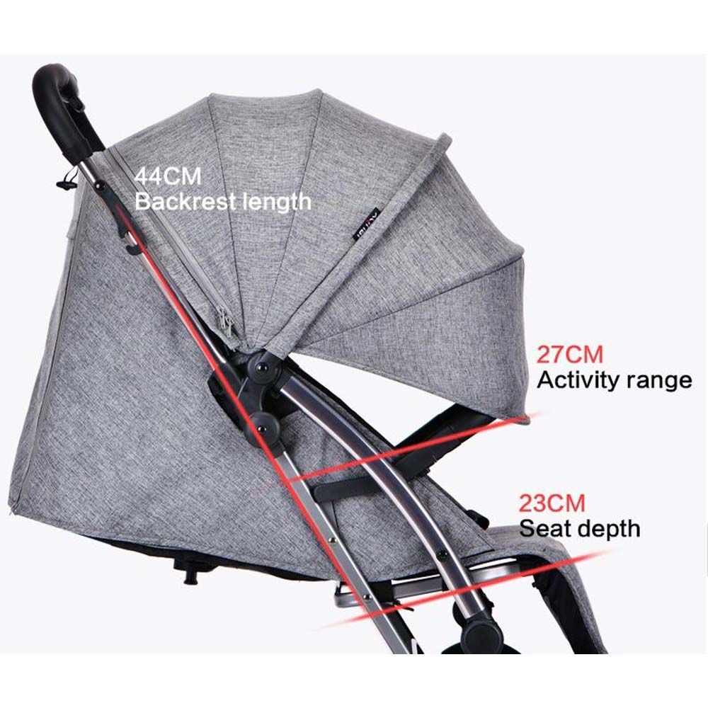 Youbi - Infant To Toddler German Travel Light Stroller Grey