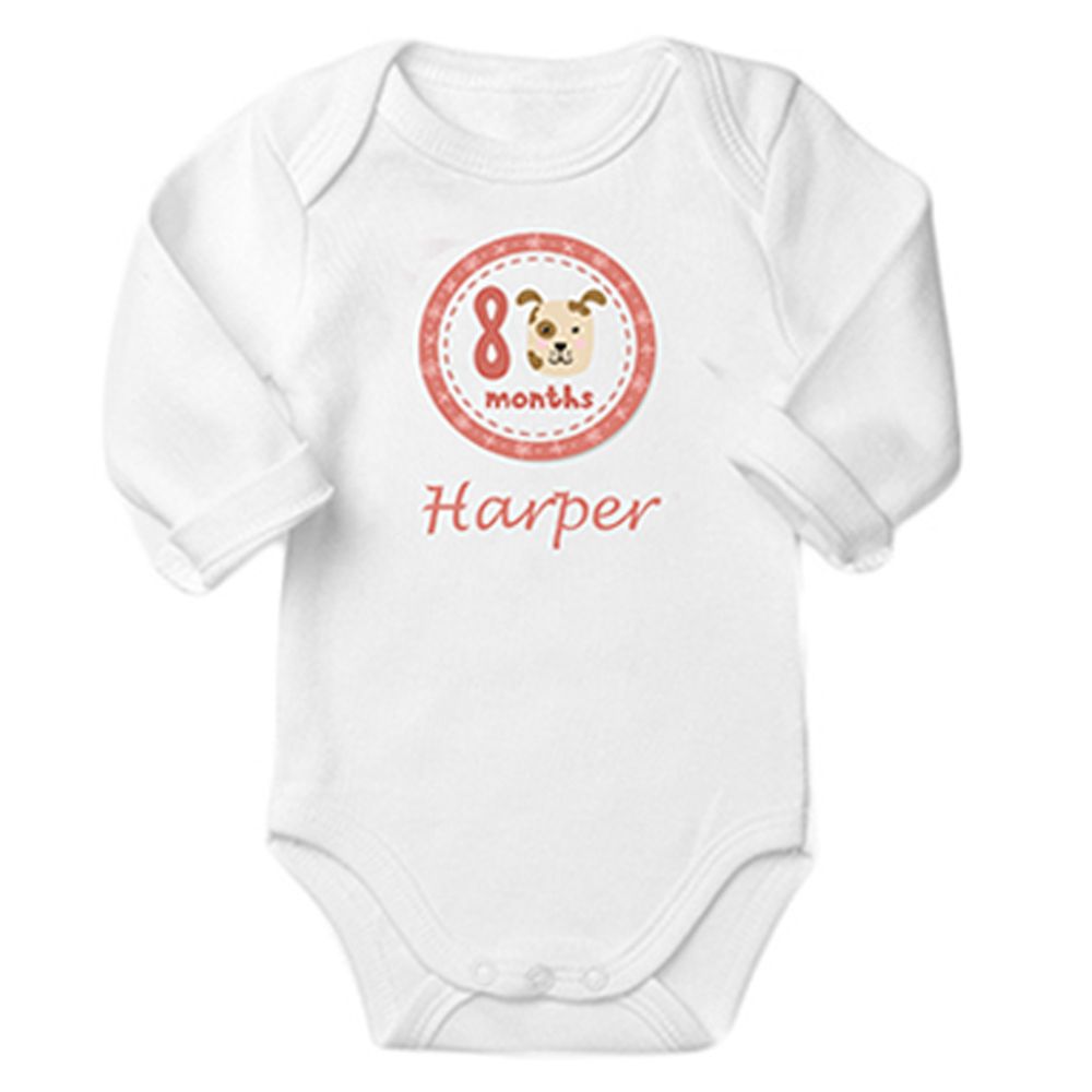 Mini Plum - Harper Baby Bodysuit 3pc-Set - White 