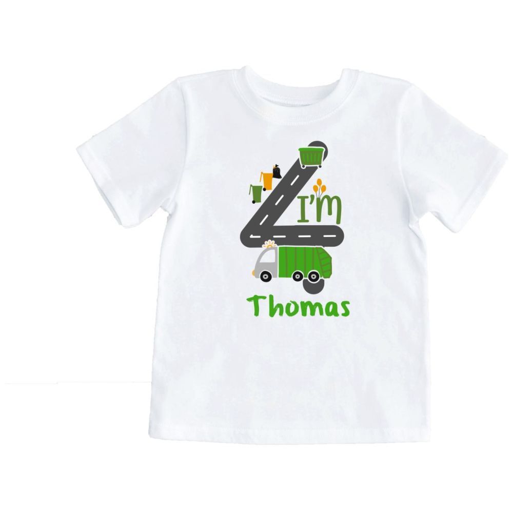 Mini Plum - Personalised Kid's Birthday TShirt 4