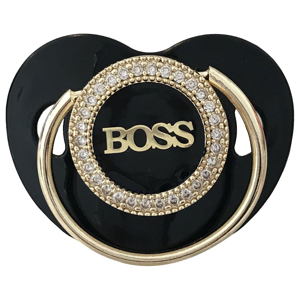 Mini Plum - Boss Glam Pacifier - Black