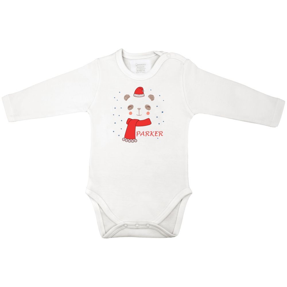 Mini Plum - Personalised   Bear Bodysuit