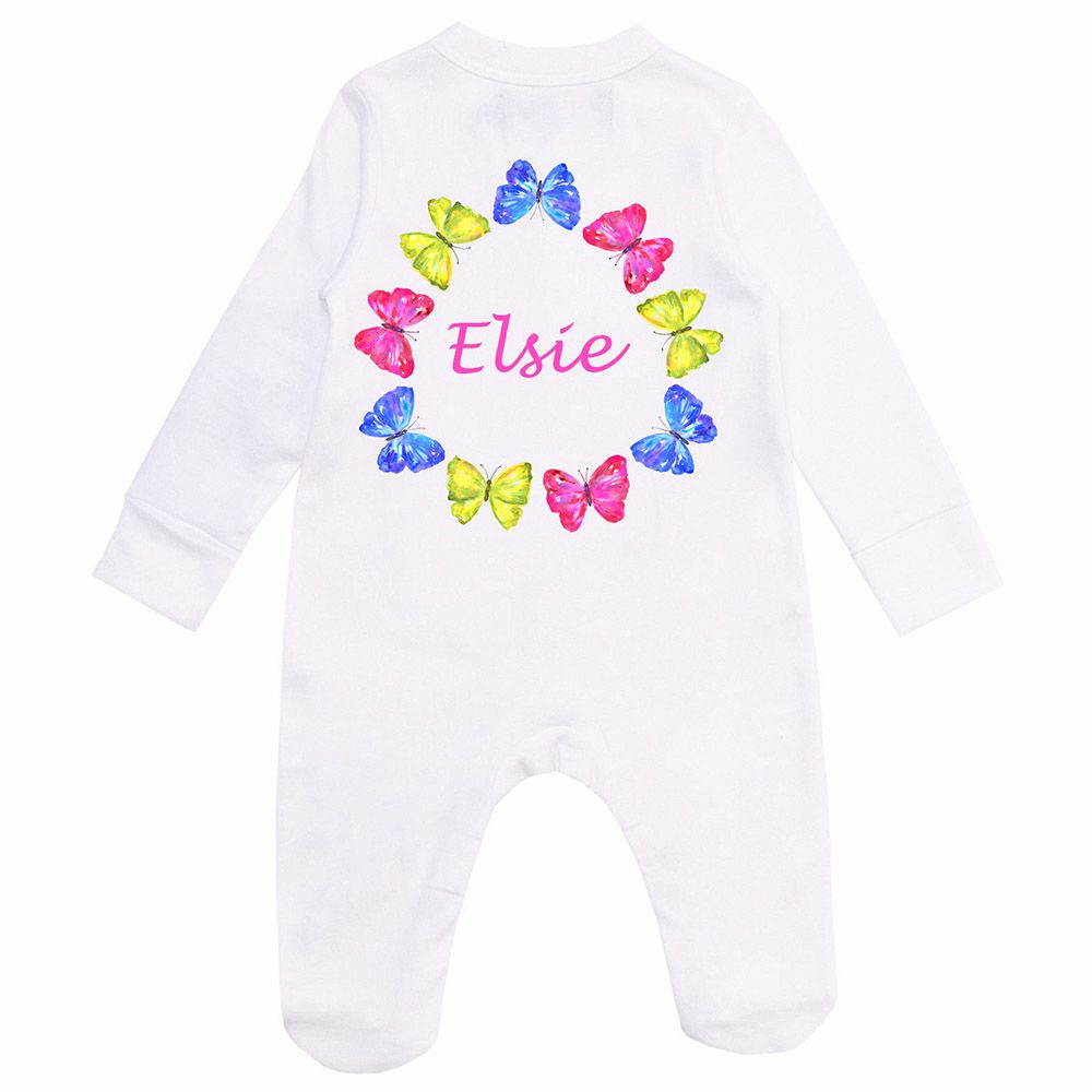 Mini Plum - Personalised Newborn Butterfly Baby Set 7pcs