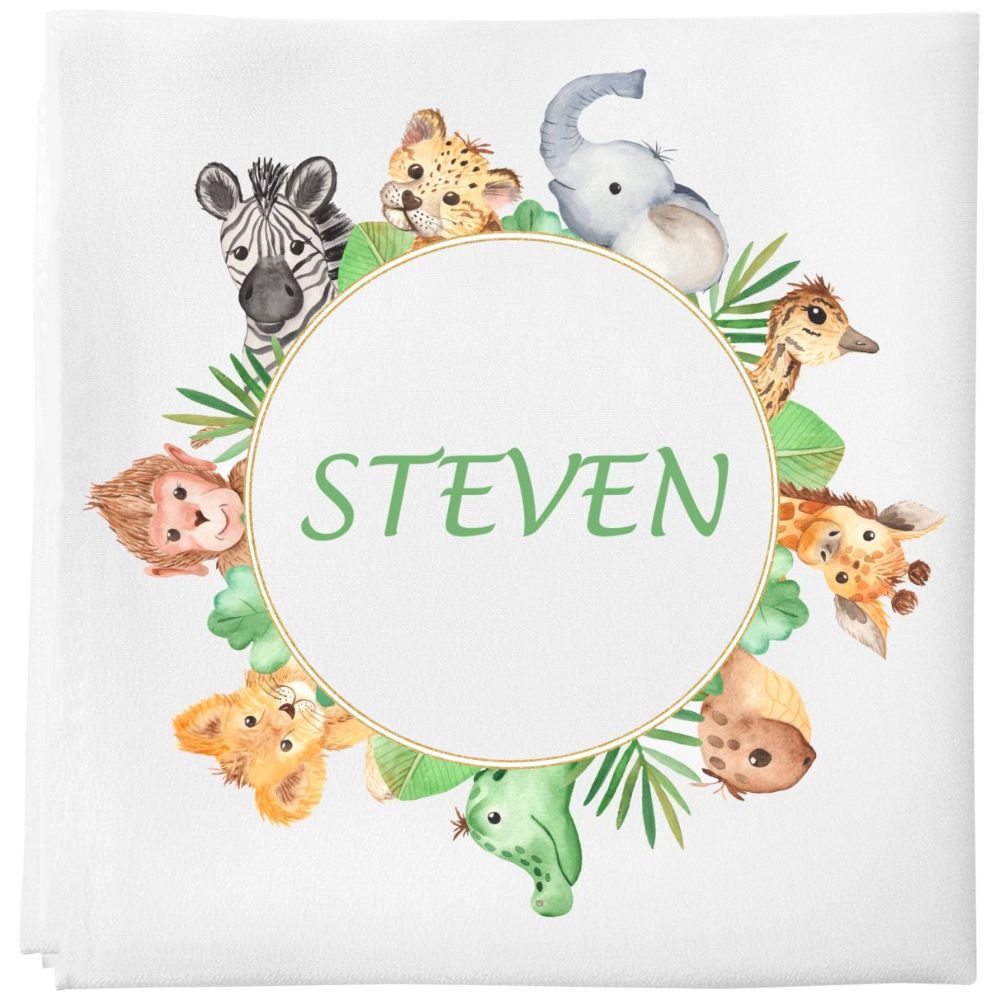 Mini Plum - Personalized Forest 7pc-Set - White