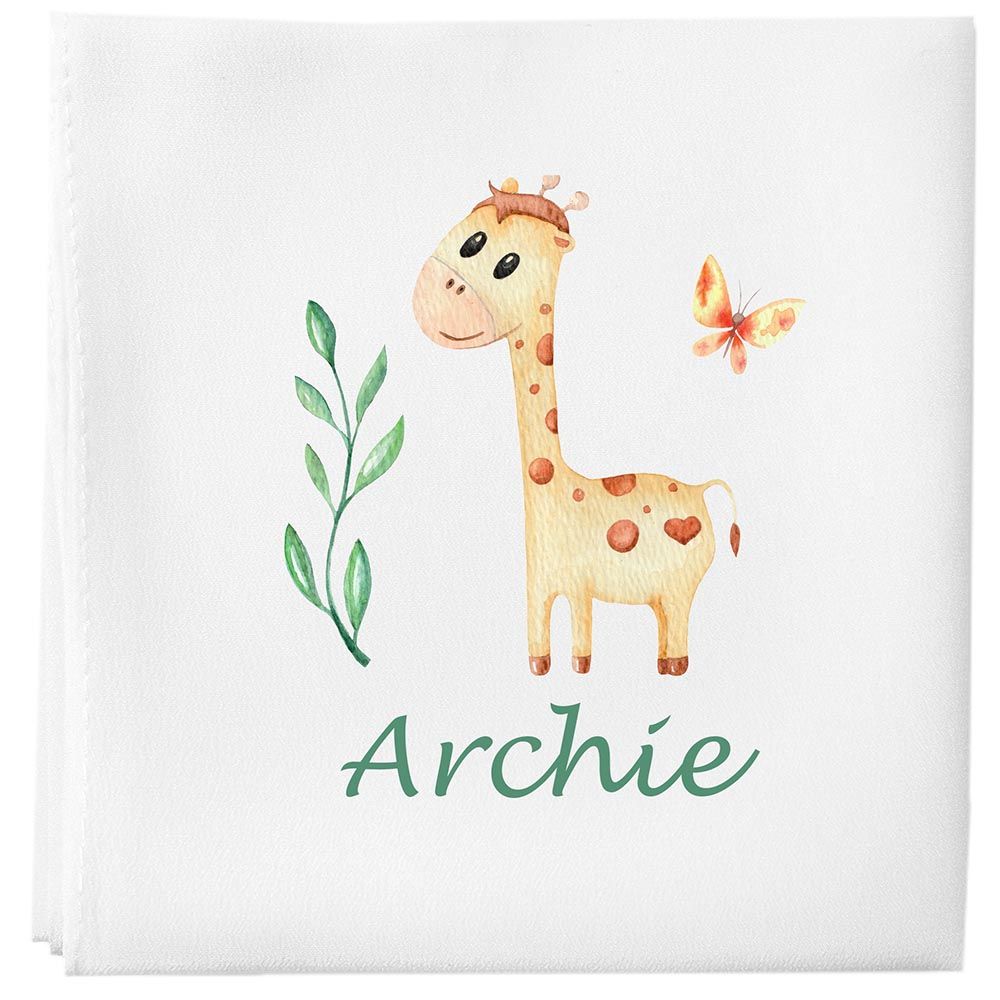 Mini Plum - Personalised Giraffe Baby Set 7pcs