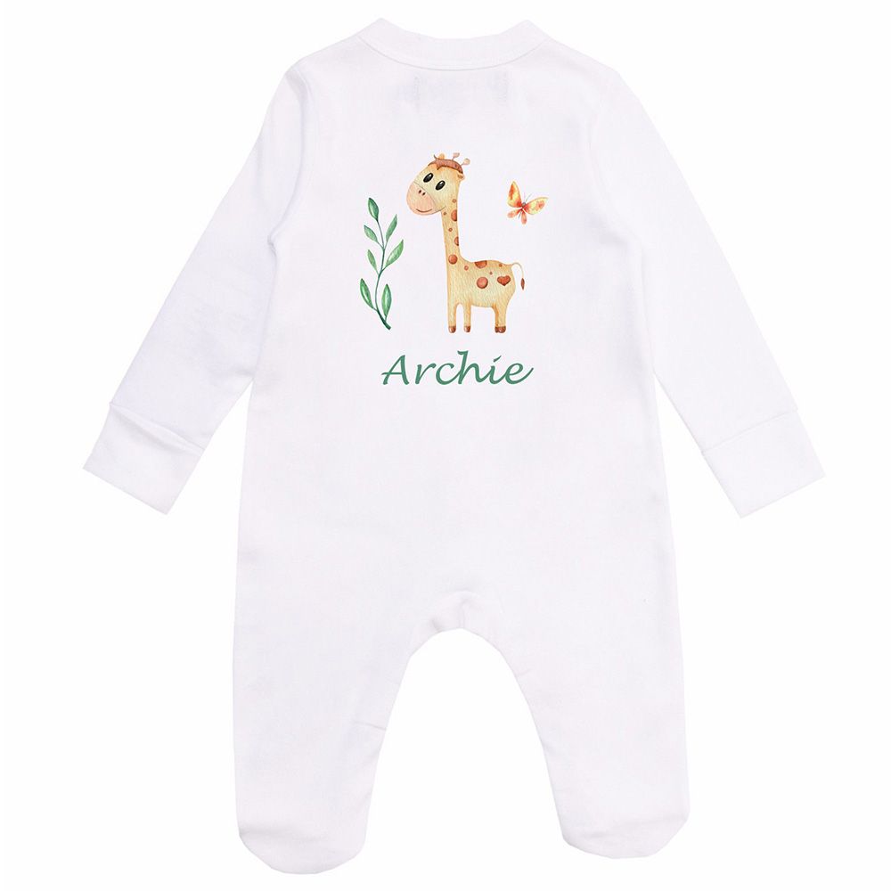 Mini Plum - Personalised Giraffe Baby Set 7pcs