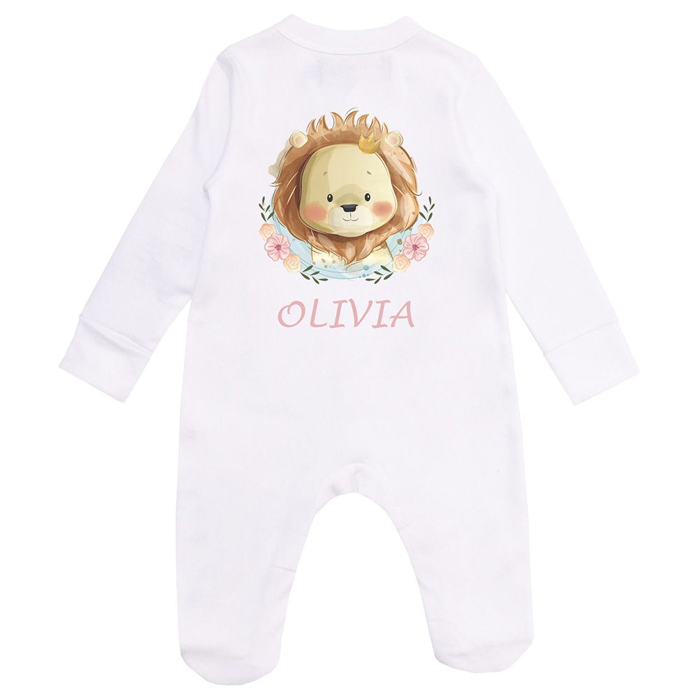 Mini Plum - Lion Personalised Newborn Baby Set 7 Pieces