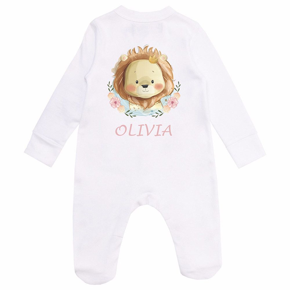 Mini Plum - Personalised Newborn Lion Baby Set 3pcs