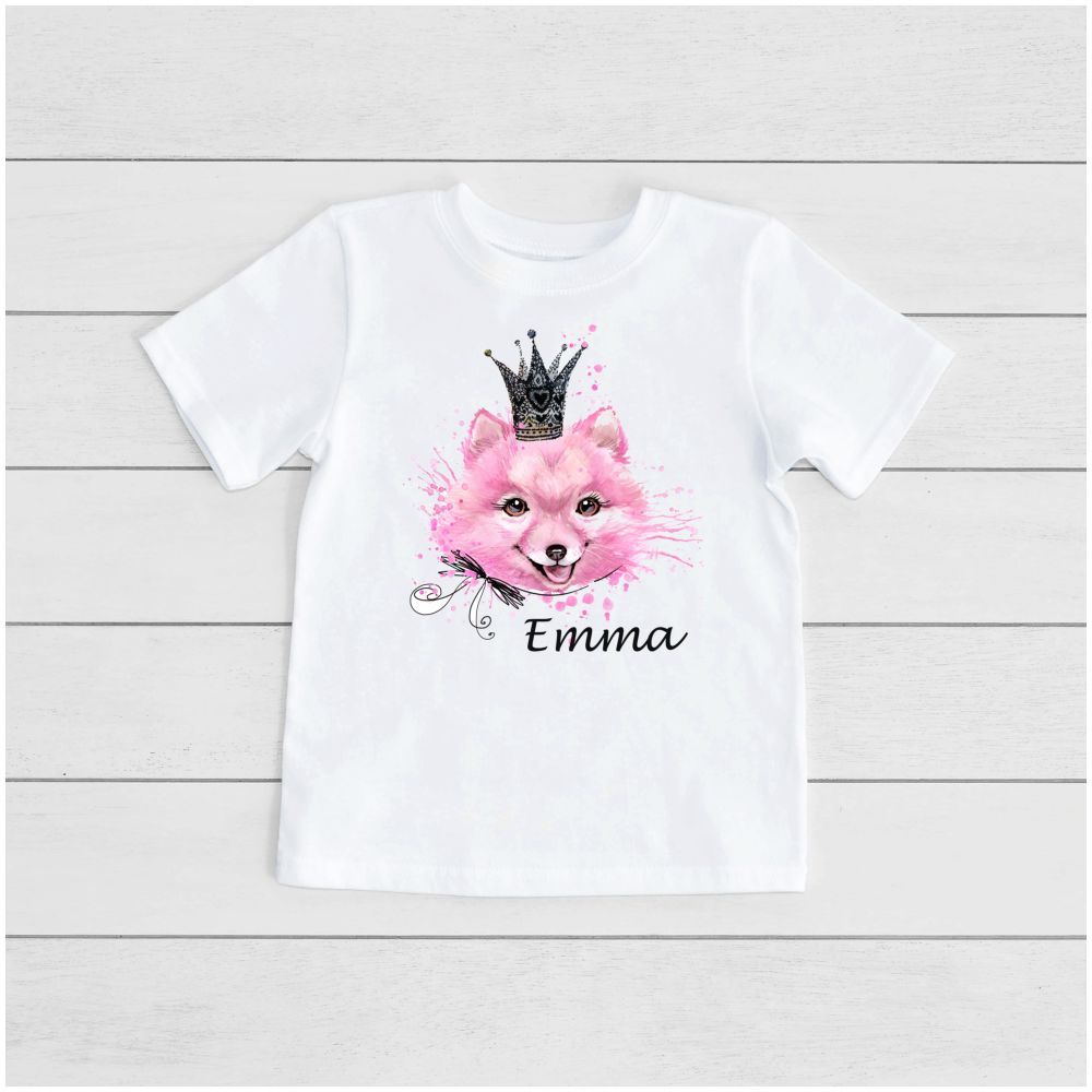 Mini Plum - Personalised Pink Birthday TShirt 