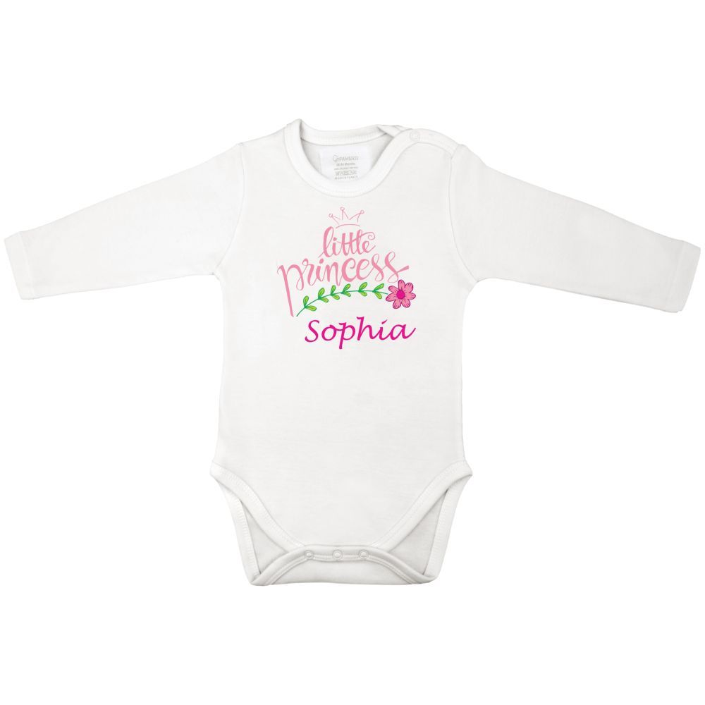 Mini Plum - Personalised Little Princess Bodysuit