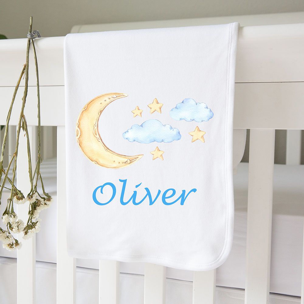 Mini Plum - 7pc-Set - Personalised Moon Outfit - White