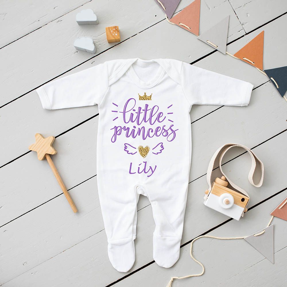 Mini Plum - 8pc-Set - Personalised Princess Outfit - White