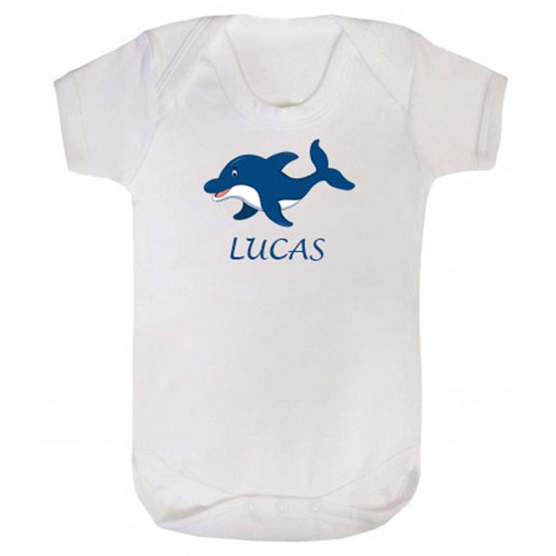 Mini Plum - Personalized Baby Bodysuit Shark