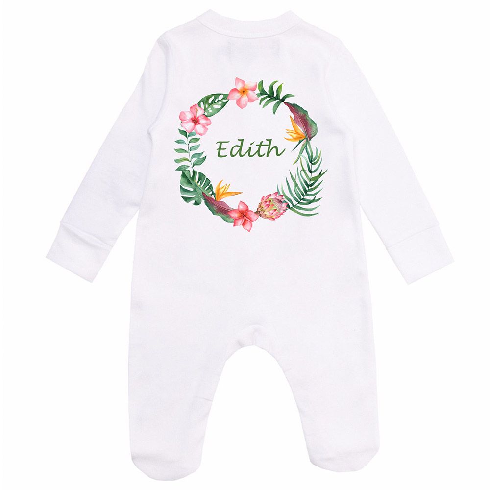 Mini Plum - Personalised Newborn Tropical Baby Set 7pcs