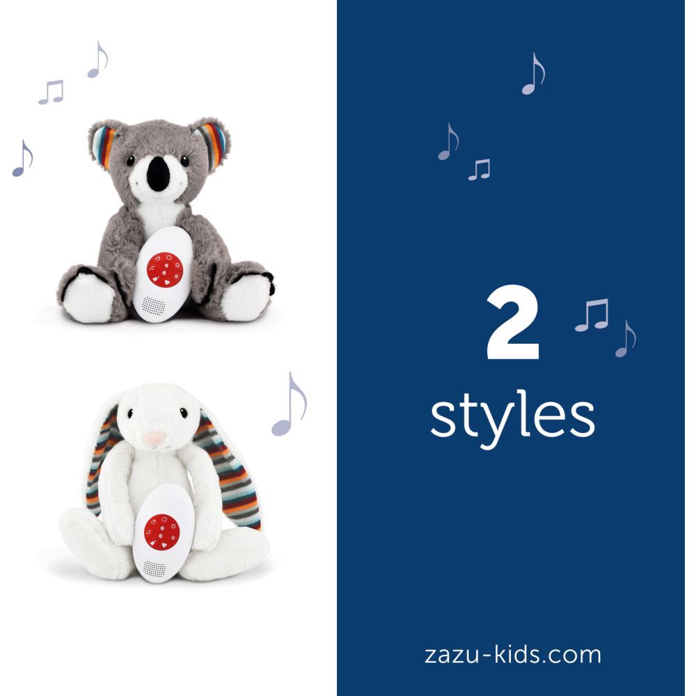 ZAZU - Bibi the Bunny Musical Soft Toy - White