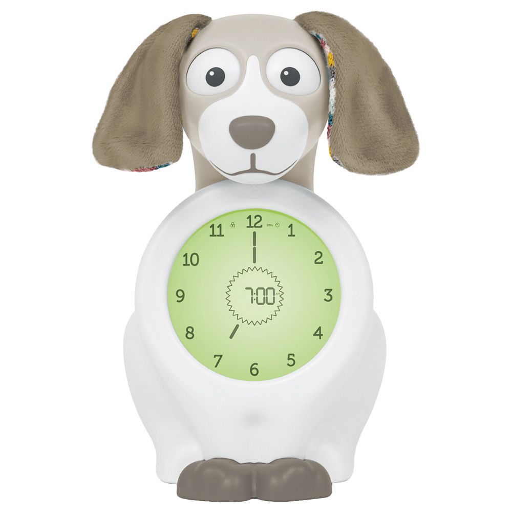 ZAZU - Davy The Dog Sleeptrainer W/ Nightlight - Taupe