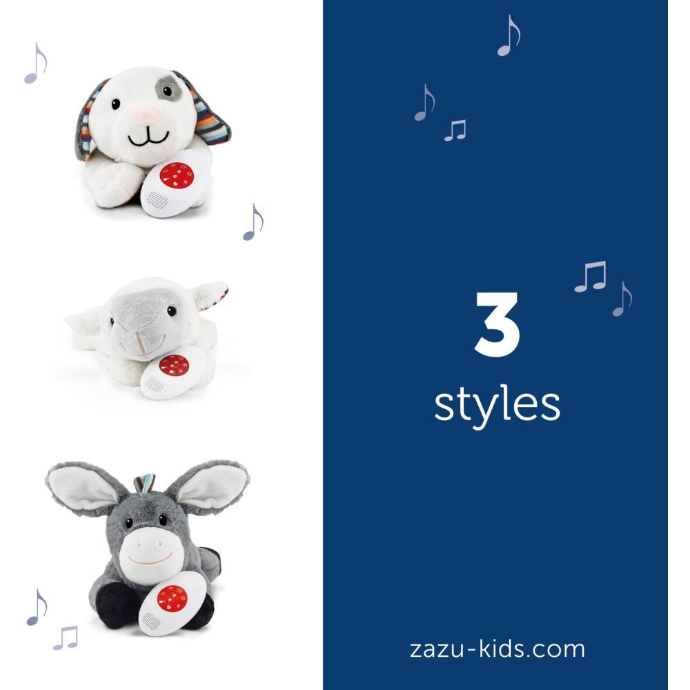 ZAZU - Liz the Lamb Musical Soft Toy - White