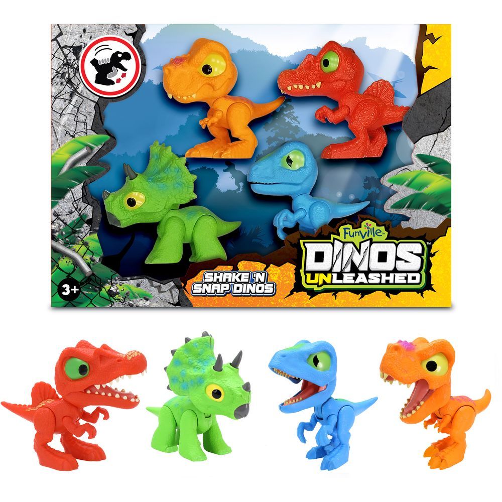 Funville - Chomping Dinos - Pack of 4