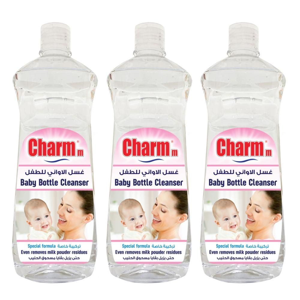 Charmm - Baby Bottle Cleanser - 750ml - Pack of 3