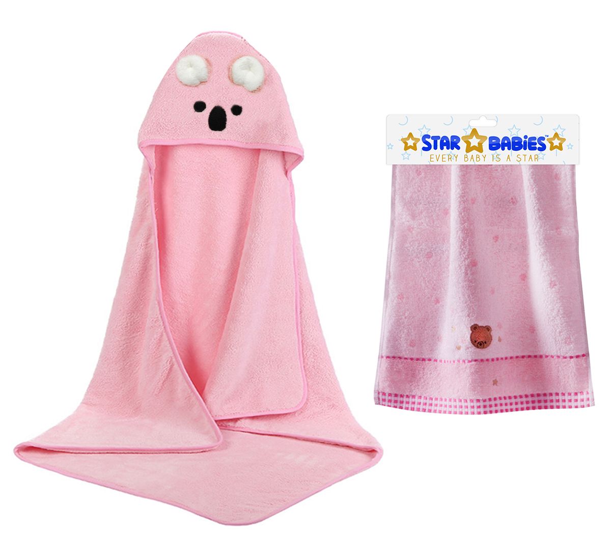 Star Babies - Hooded Towel, Face towel - Design May Vary