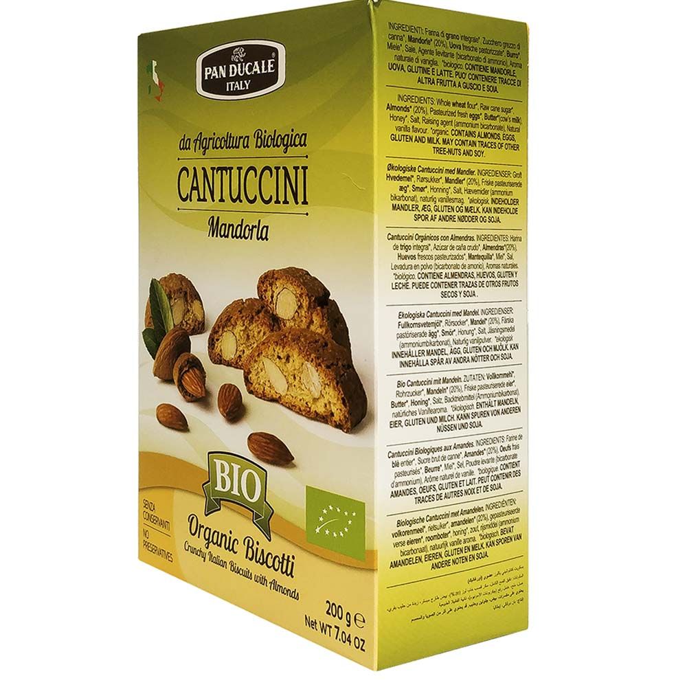 Pan Ducale Cantuccini Biscuits With Almonds Organic 200g