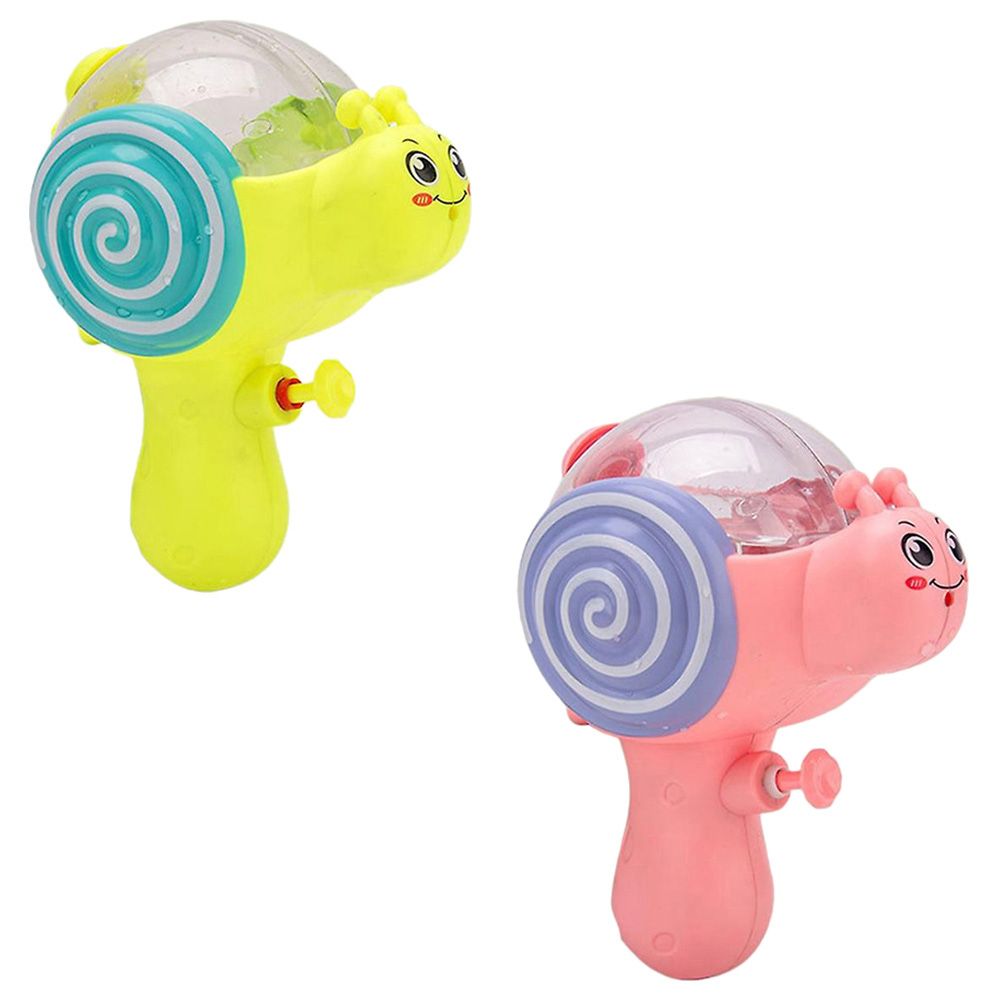 Stem - Fun And Funny Cartoon Shape Water Gun 1pc - Pink/Green - Color May Vary