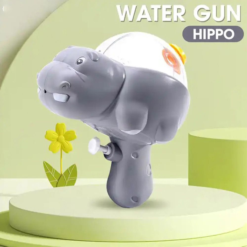 Stem - Fun And Funny Hippo Water Gun 1pc - Color May Vary