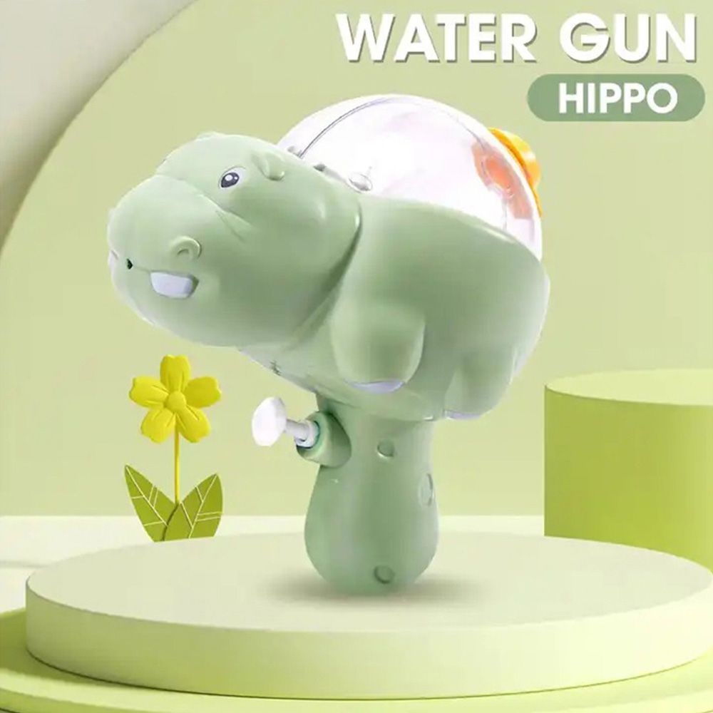 Stem - Fun And Funny Hippo Water Gun 1pc - Color May Vary