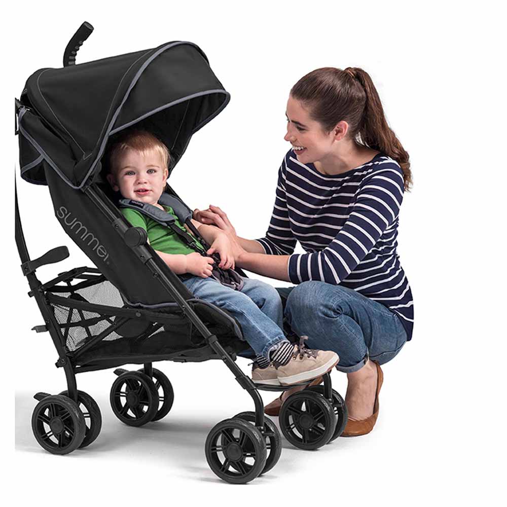 Summer Infant 3D Lite Convenience Stroller Matte Black Buy at Best Price from Mumzworld United Arab Emirates